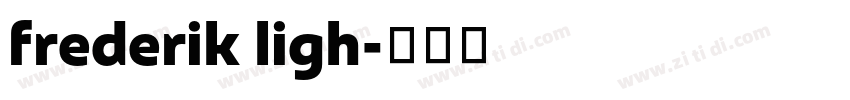 frederik ligh字体转换